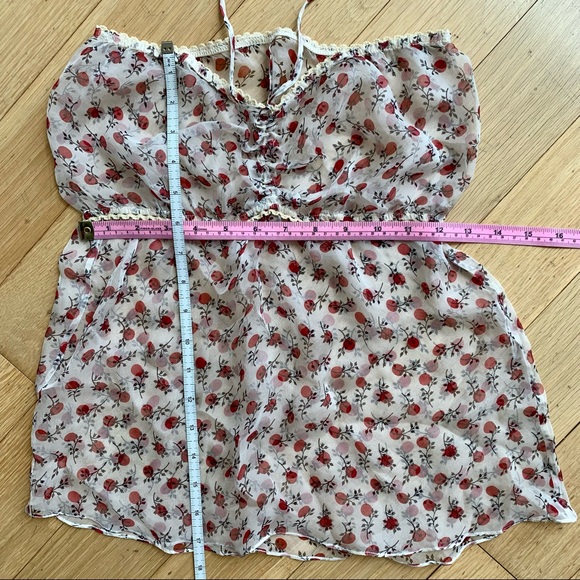 FROSTFRENCH Sexy Chiffon Cami Top- Sz M - Picture 6 of 6